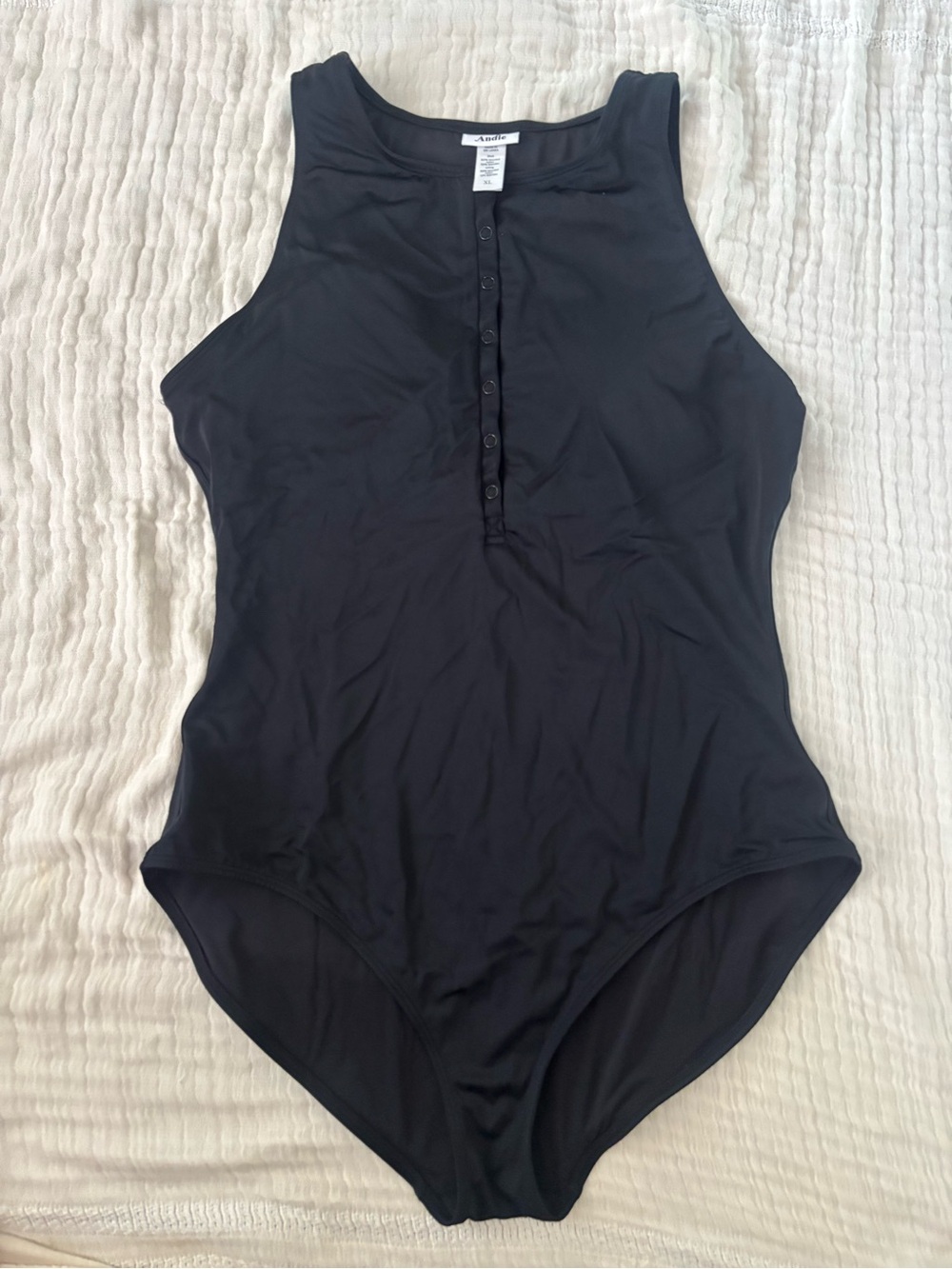 Andie Women's Malibu Snap Front One Piece Swimsuit Size XL